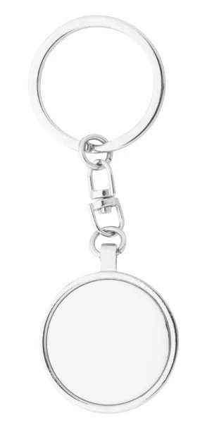 SemiBall keyring Silver