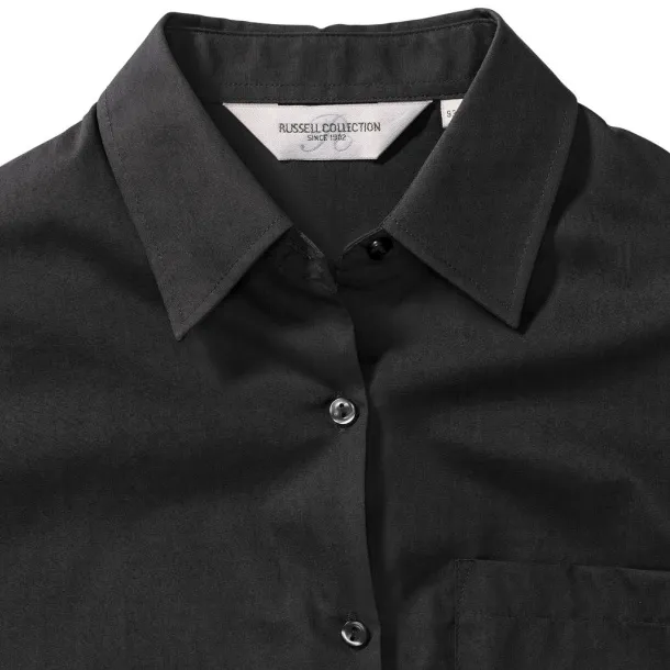  Ladies' Cotton Poplin Shirt LS - Russell Collection