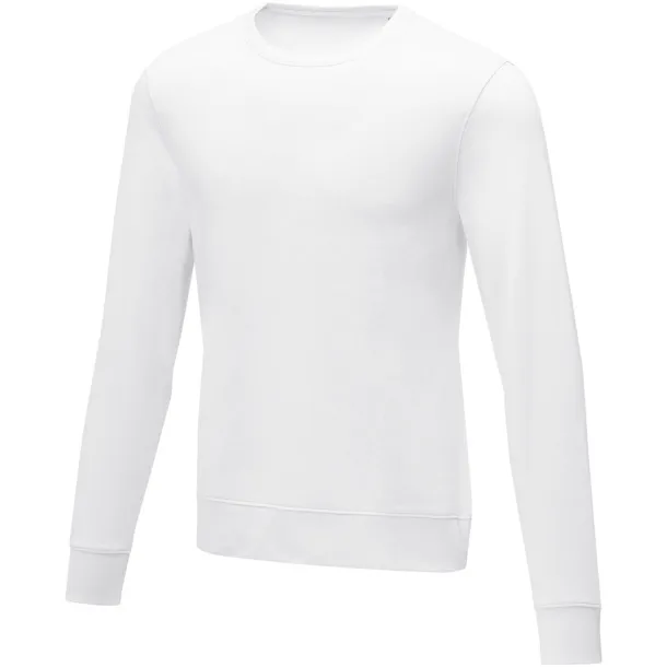 Zenon men’s crewneck sweater - Elevate Essentials White