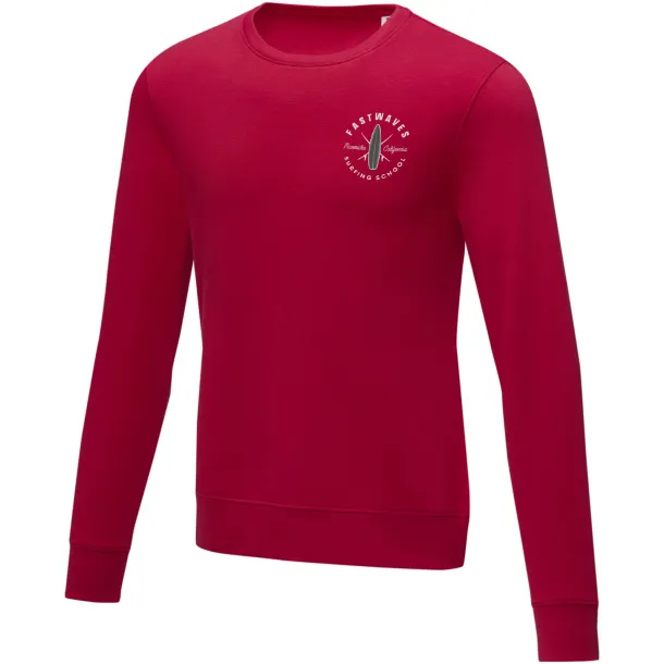 Zenon men’s crewneck sweater - Elevate Essentials Red