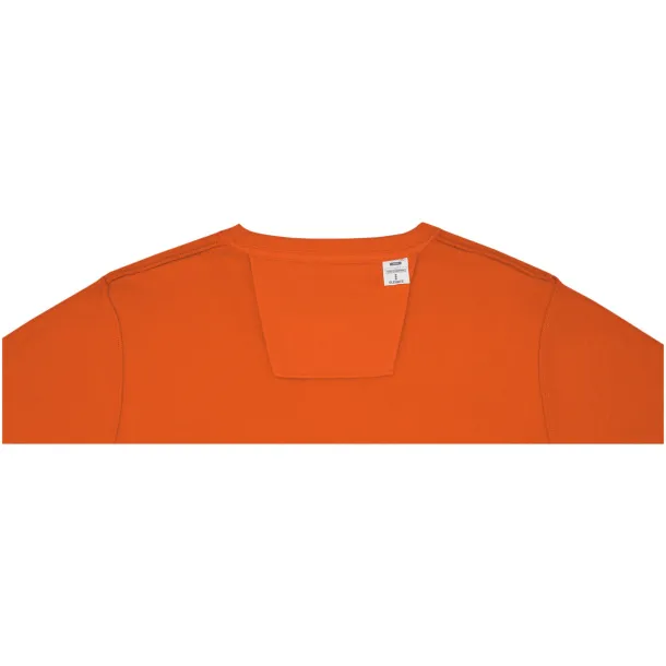 Zenon men’s crewneck sweater - Elevate Essentials Orange