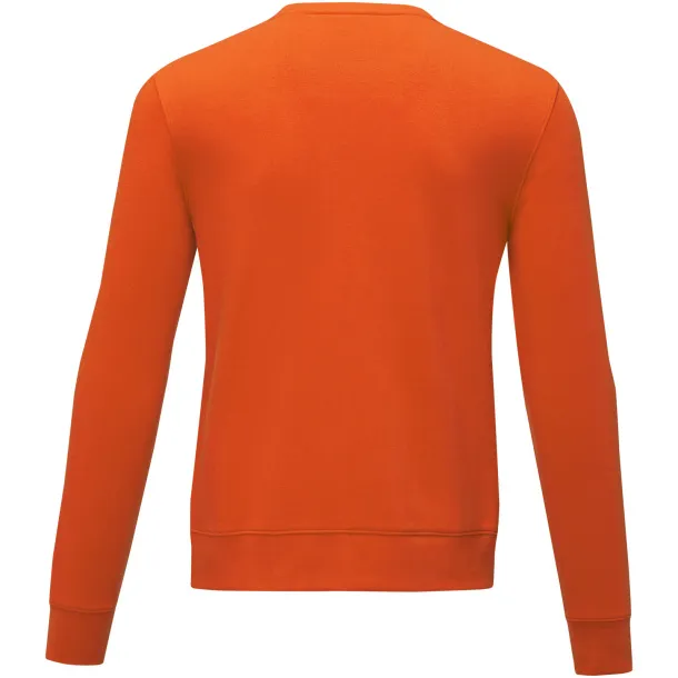 Zenon men’s crewneck sweater - Elevate Essentials Orange