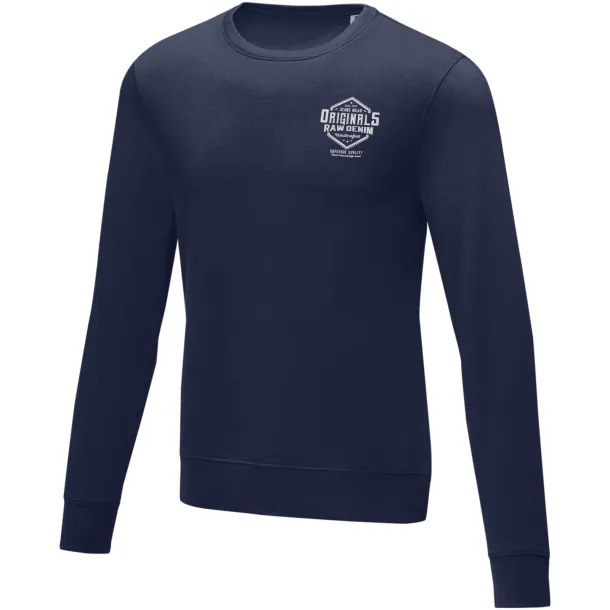 Zenon men’s crewneck sweater - Elevate Essentials Navy Blue