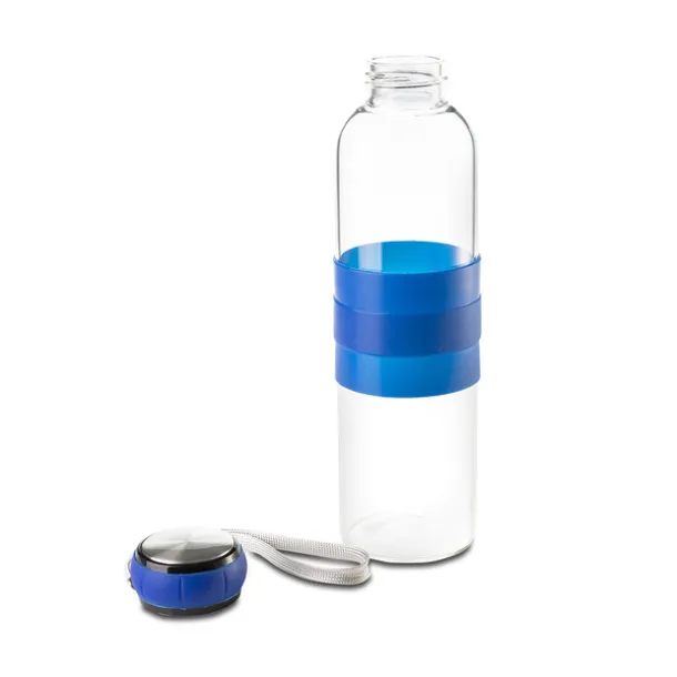 MARANE glass water bottle 550 ml Blue