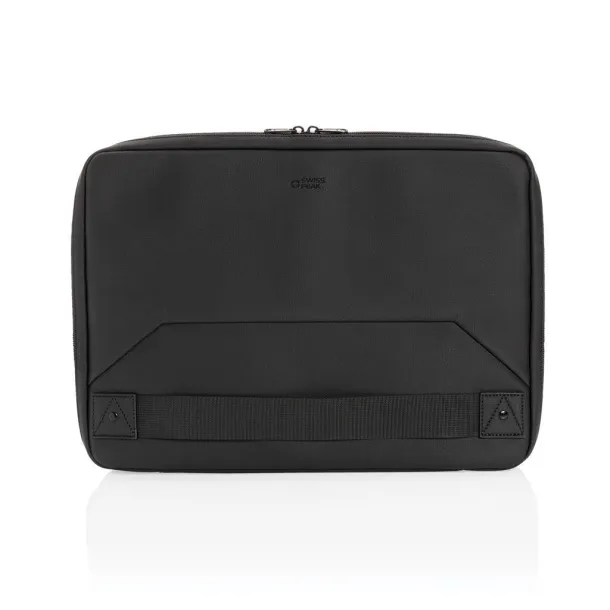  Swiss Peak vegan leather mobile office PVC free Black