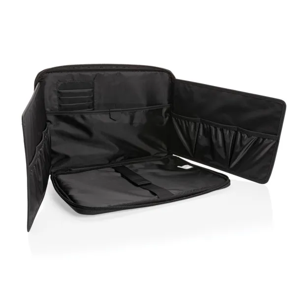  Swiss Peak vegan leather mobile office PVC free Black