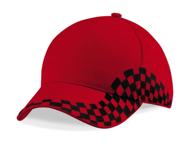 Grand Prix Cap - Beechfield Klasična crvena