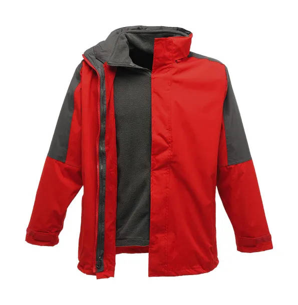  Defender III 3-In-1 Jacket - Regatta Professional Classic Red Seal Grey