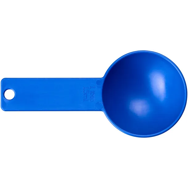 Ness plastic measuring spoon set with 4 sizes - PF Manufactured Blue