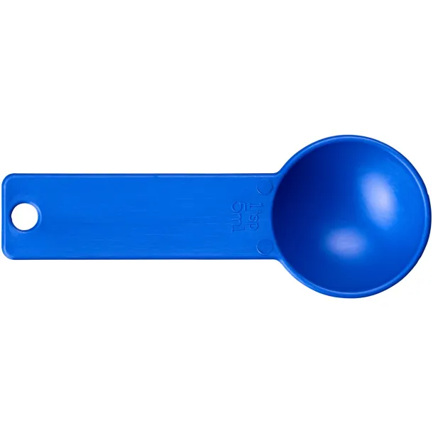 Ness plastic measuring spoon set with 4 sizes - PF Manufactured Blue