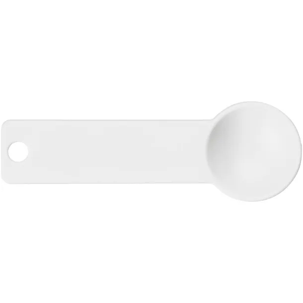 Ness plastic measuring spoon set with 4 sizes - PF Manufactured White