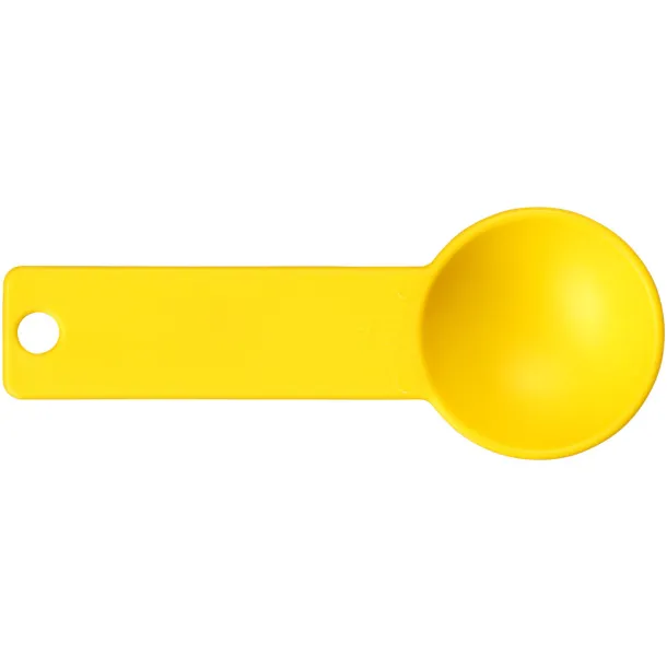 Ness plastic measuring spoon set with 4 sizes - PF Manufactured Yellow