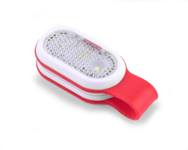 CLIPSY LED flashlight with a magnet Crvena