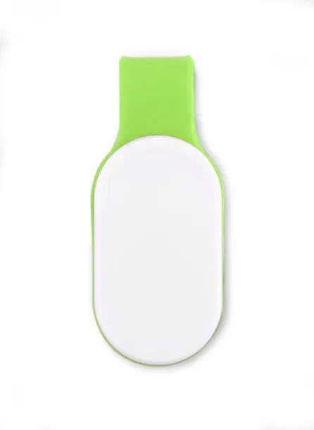 CLIPSY LED flashlight with a magnet zielony jasny