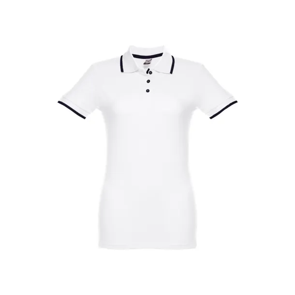 ROME WOMEN ženska prijanjajuća polo majica, 195 g/m² Bijela