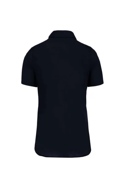  LADIES' SHORT-SLEEVED COTTON POPLIN SHIRT - Kariban Navy