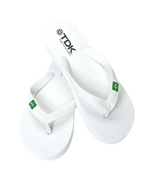 Brasileira beach slippers White