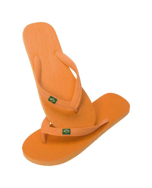 Brasileira beach slippers Orange