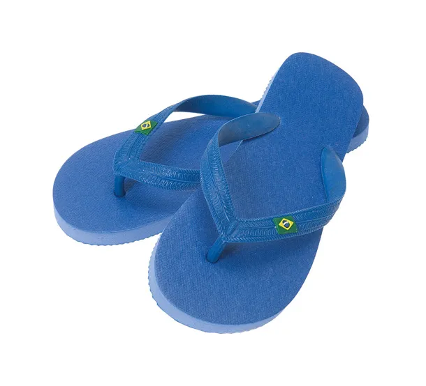 Brasileira beach slippers Blue