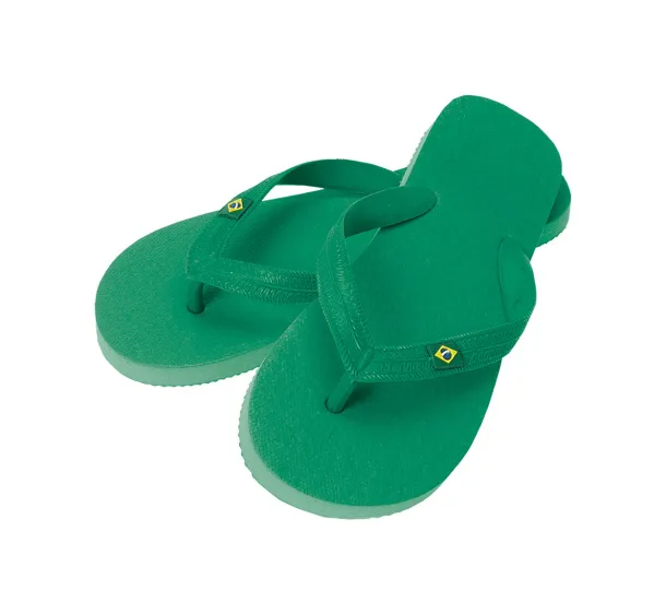 Brasileira beach slippers Green