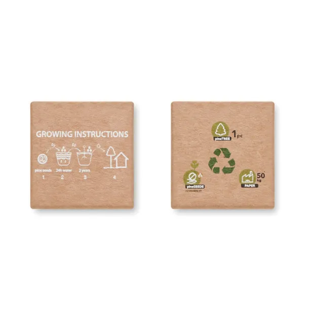 GROWDICE™ Pine tree dice Beige