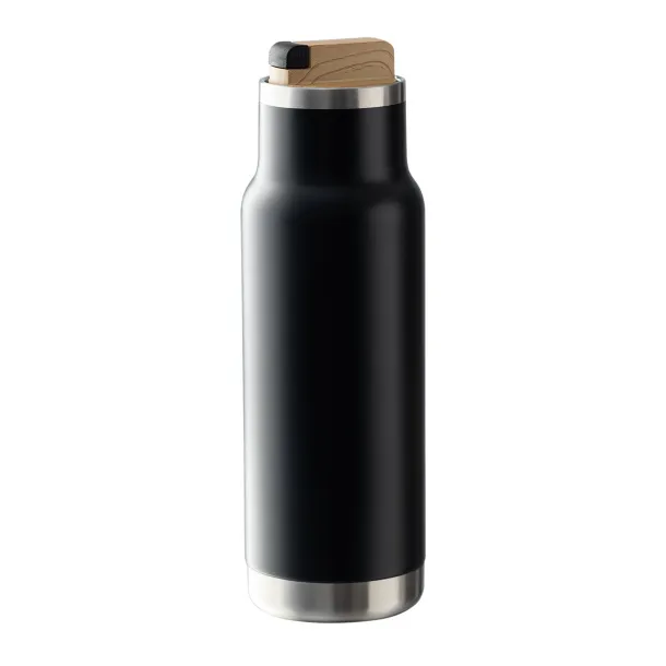 HORTEN 530 ml vacuum bottle Black