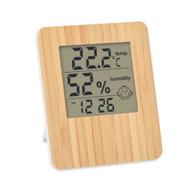 SUNCITY Bamboo weather station Wood