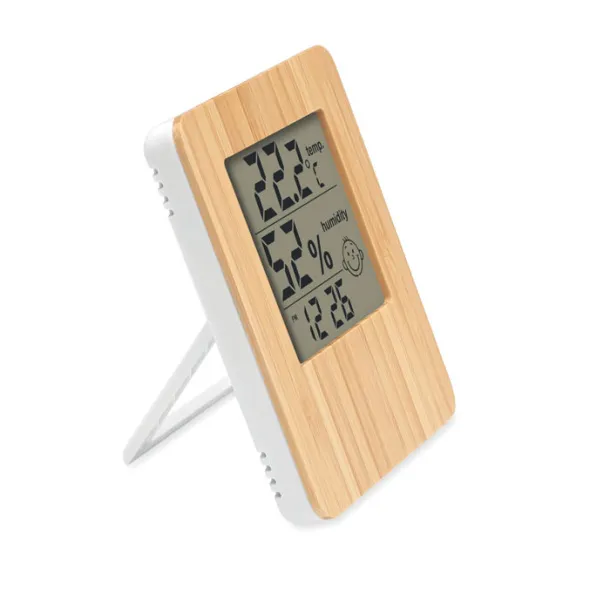 SUNCITY Bamboo weather station Wood