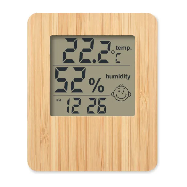 SUNCITY Bamboo weather station Wood