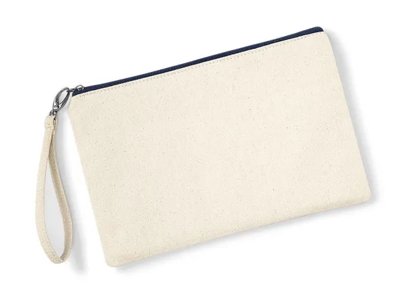  Canvas Wristlet Pouch - Westford Mill Prirodna Navy