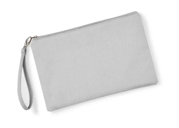  Canvas Wristlet Pouch - Westford Mill Light Grey Light Grey