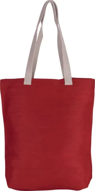  JUCO SHOPPER BAG, 300 g/m² - Kimood Washed Crimson Red