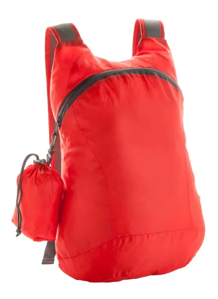 Ledor foldable backpack Red
