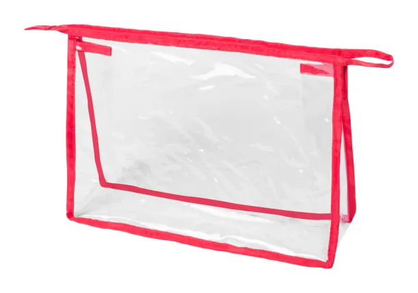 Losut cosmetic bag Transparent Red