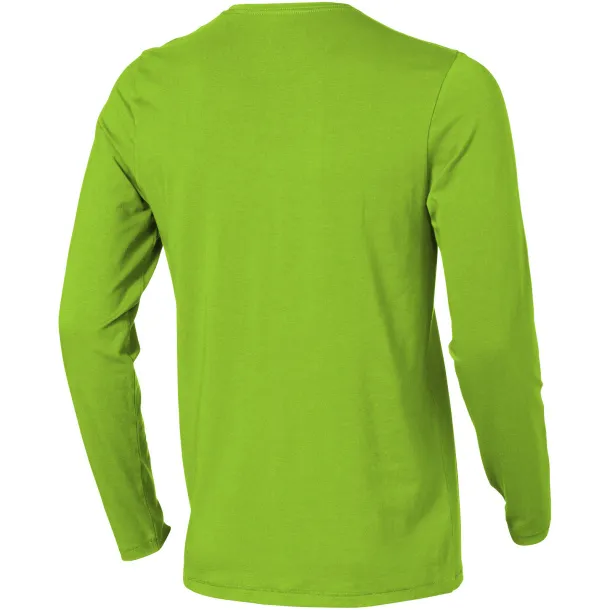 Ponoka long sleeve men's GOTS organic t-shirt - Elevate NXT Apple Green