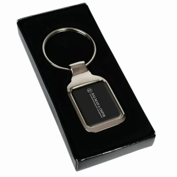  Rectangular keyring Srebrna