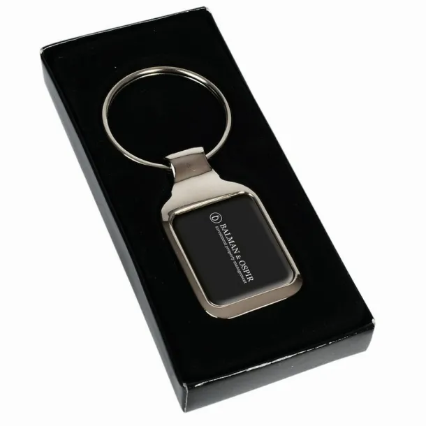 Rectangular keyring Srebrna