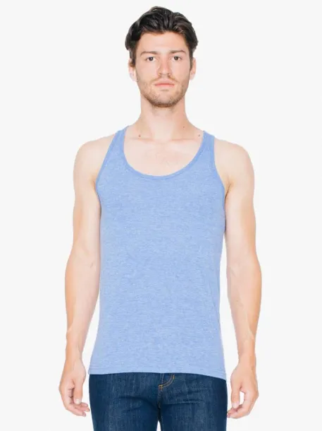  UNISEX TRI-BLEND TANK TOP - American Apparel Athletic Blue