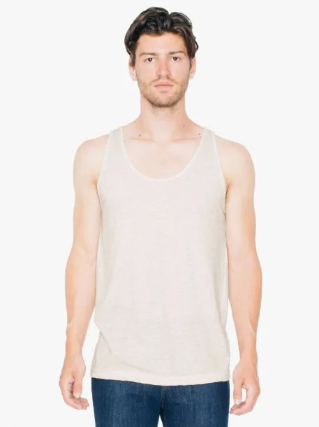  Unisex majica bez rukava - American Apparel Tri-Oatmeal