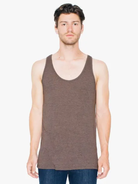  UNISEX TRI-BLEND TANK TOP - American Apparel Tri-Coffee