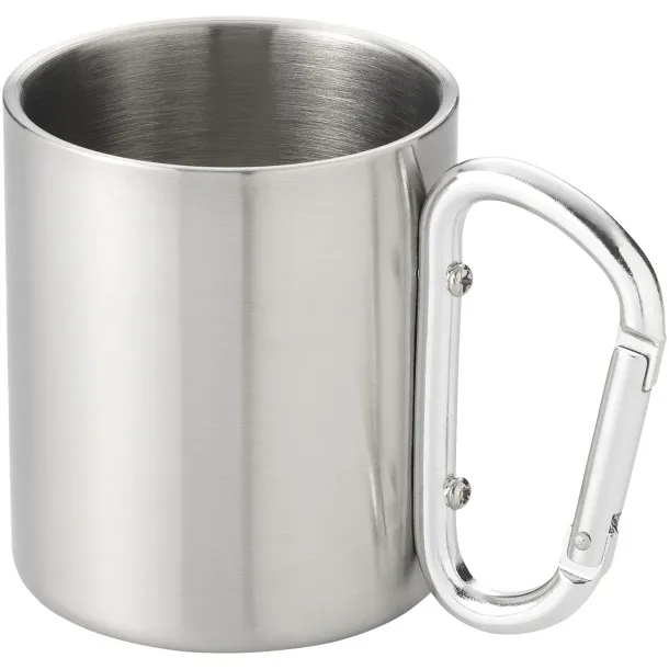 Alps 200 ml insulated mug with carabiner - Bullet Silver