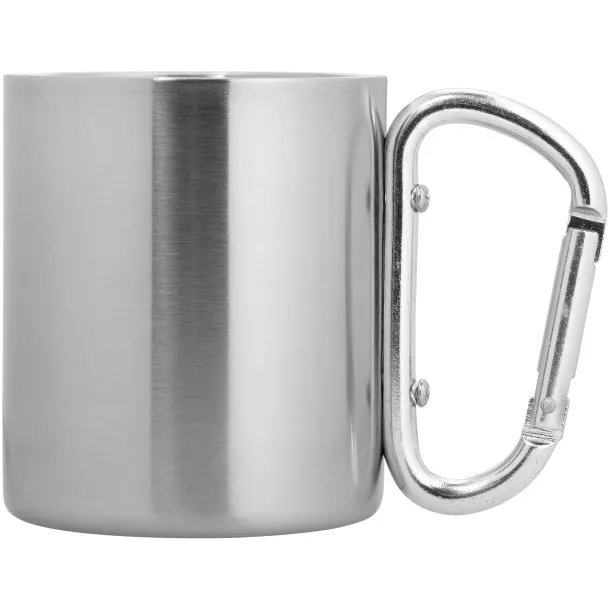 Alps 200 ml insulated mug with carabiner - Bullet Silver