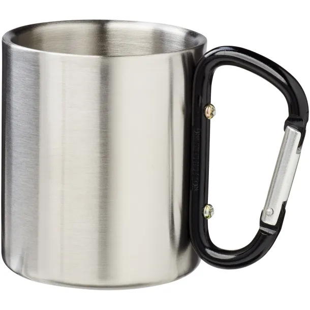 Alps 200 ml insulated mug with carabiner - Bullet Solid black