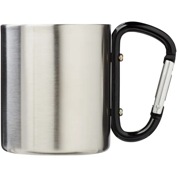 Alps 200 ml insulated mug with carabiner - Bullet Solid black