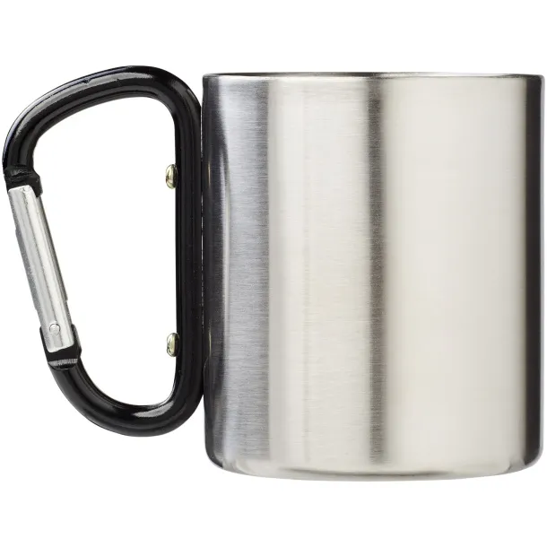 Alps 200 ml insulated mug with carabiner - Bullet Solid black