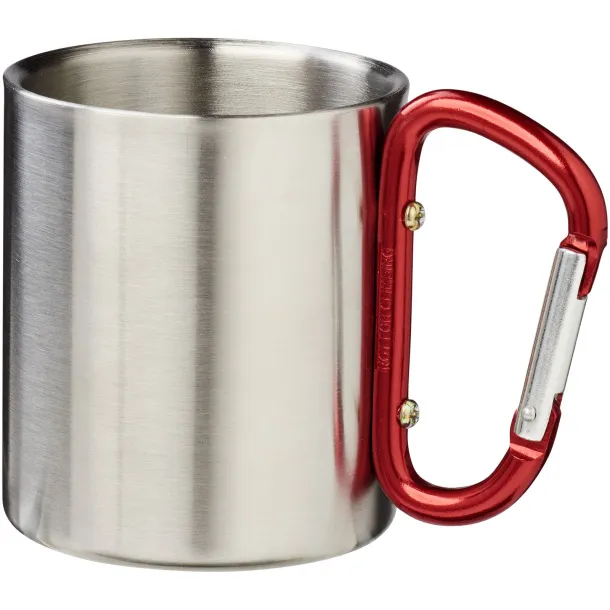 Alps 200 ml insulated mug with carabiner - Bullet Red