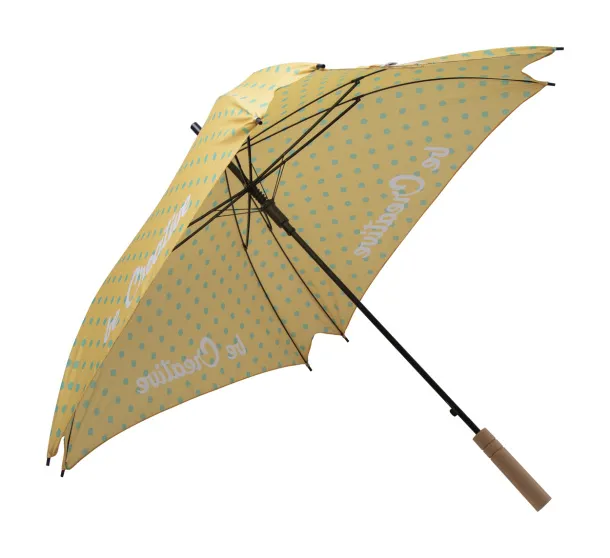 CreaRain Square RPET custom umbrella White