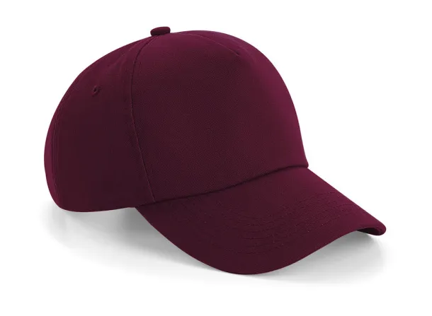  Authentic 5 Panel Cap - Beechfield Burgundy