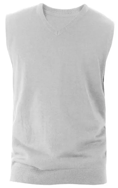  MEN'S SLEEVELESS V-NECK JUMPER - Kariban Grey Melange