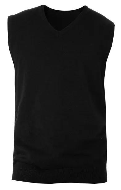  MEN'S SLEEVELESS V-NECK JUMPER - Kariban Black